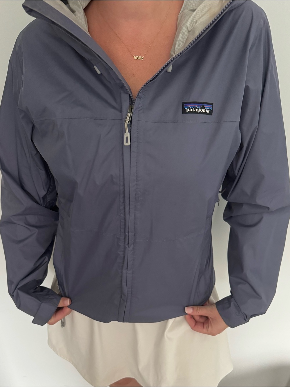 Patagonia Women's Hooded Rain Jacket - Slate